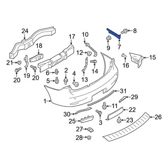 Infiniti OE - Rear Left Bumper Guide