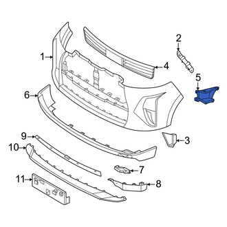 Infiniti OE - Front Left Brake Air Duct