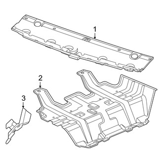 Infiniti OE - Radiator Support - Splash Shields