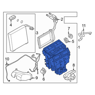 Infiniti OE - Front HVAC Unit Case Assembly