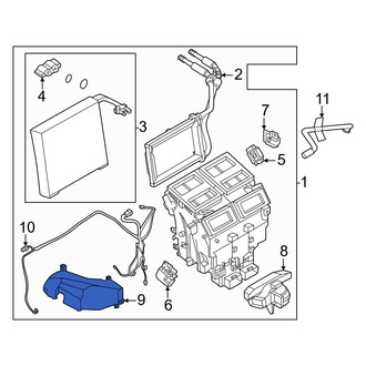 Infiniti OE - Front Left Lower Instrument Panel Air Duct