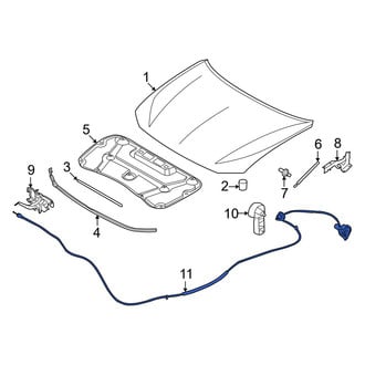 Infiniti OE - Front Hood Release Cable