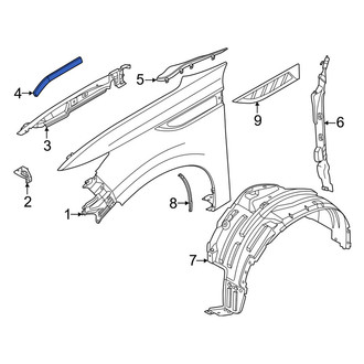 Infiniti OE - Front Outer Hood Seal