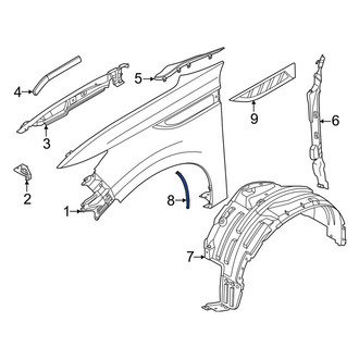 Infiniti OE - Left Fender Seal