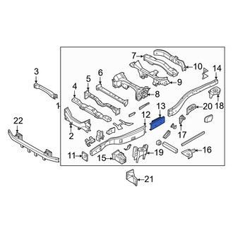 Infiniti OE - Center Left Frame Side Member