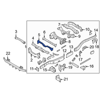 Infiniti OE - Center Front Frame Crossmember