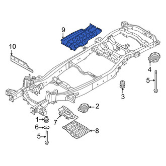 Infiniti OE - Front Left Floor Pan Heat Shield