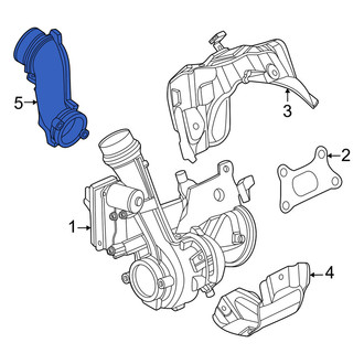 Infiniti OE - Left Turbocharger Inlet Hose