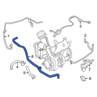 Infiniti OE - Turbocharger Coolant Line