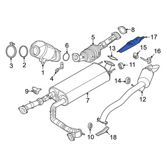 Infiniti OE - Front Left Floor Pan Heat Shield