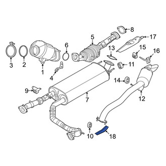 Infiniti OE - Rear Floor Pan Heat Shield