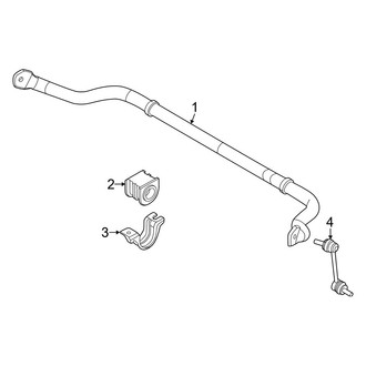 Infiniti OE - Front Suspension - Stabilizer Bar & Components (RWD)