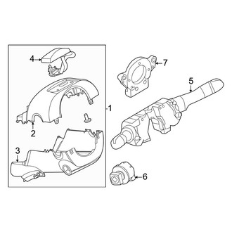 Infiniti OE - Steering Column - Shroud, Switches & Levers