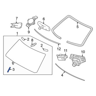 Infiniti OE - Windshield Seal