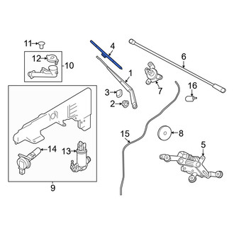 Infiniti OE - Front Left Wiper Blade