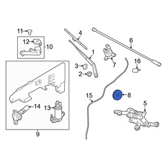 Infiniti OE - Wiper Arm Cap