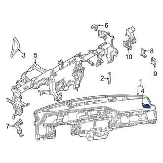 Infiniti OE - Left Dashboard Air Vent Trim