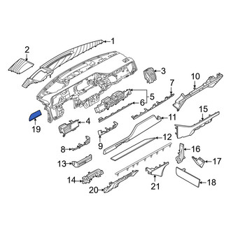 Infiniti OE - Left Dashboard Air Vent Trim