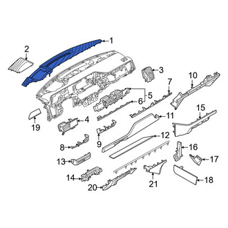 Infiniti OE - Center Lower Instrument Panel Trim Panel