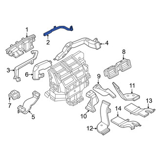 Infiniti OE - Front Right Upper Instrument Panel Air Duct