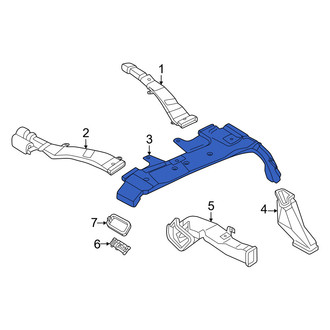 Infiniti OE - Rear Upper Center Instrument Panel Air Duct