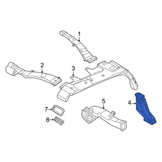Infiniti OE - Rear Lower Instrument Panel Air Duct