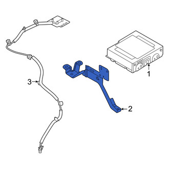 Infiniti OE - Left GPS Navigation Control Module Bracket