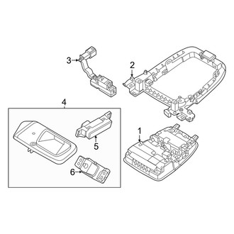 Infiniti OE - Overhead Console