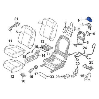 Infiniti OE - Center Headrest