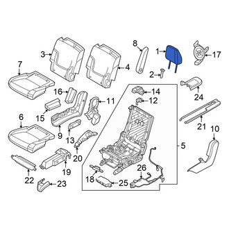 Infiniti OE - Center Headrest