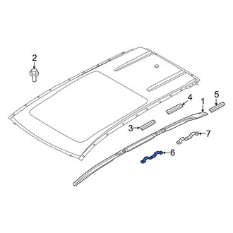 Infiniti OE - Front Left Roof Luggage Carrier Side Rail Bracket