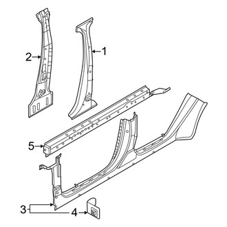 Infiniti OE - Pillars, Rocker & Floor - Center Pillar & Rocker