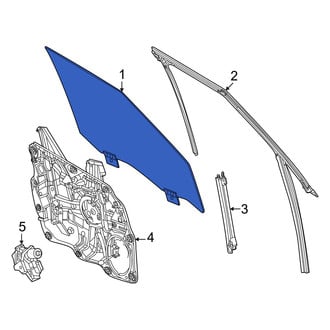 Infiniti OE - Front Left Door Glass