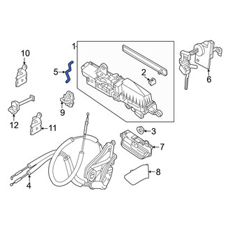 Infiniti OE - Front Left Door Lock Operating Rod