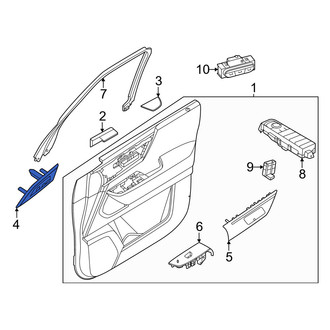 Infiniti OE - Front Left Door Trim Molding
