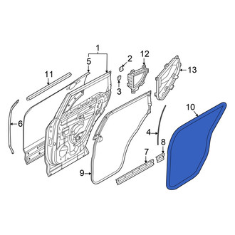 Infiniti OE - Rear Left Inner Door Seal