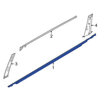 Infiniti OE - Front Left Door Belt Molding
