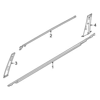 Infiniti OE - Rear Door - Exterior Trim