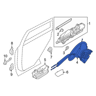 Infiniti OE - Rear Left Door Latch Assembly
