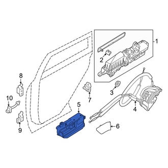 Infiniti OE - Rear Left Outer Exterior Door Handle