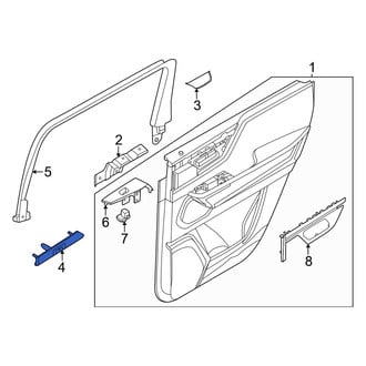 Infiniti OE - Rear Left Door Trim Molding