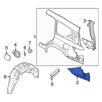 Infiniti OE - Rear Left Quarter Panel Extension