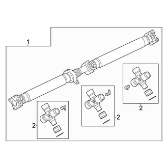 Infiniti OE - Rear Suspension - Drive Shaft (RWD)