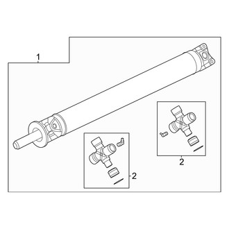 Infiniti OE - Rear Suspension - Drive Shaft (AWD)