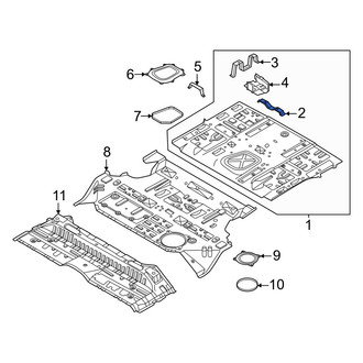 Infiniti OE - Rear Floor Pan Reinforcement