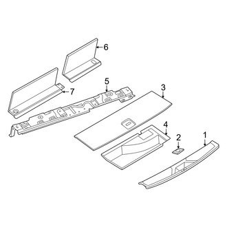 Infiniti OE - Rear Body & Floor - Interior Trim