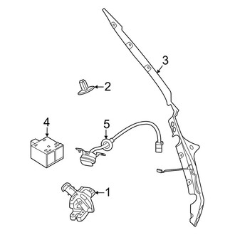 Infiniti OE - Lift Gate - Lock & Hardware