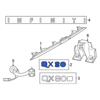 Infiniti OE - Rear Hatch Emblem