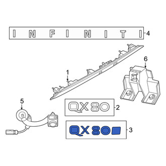 Infiniti OE - Rear Hatch Emblem