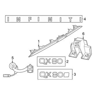 Infiniti OE - Lift Gate - Exterior Trim